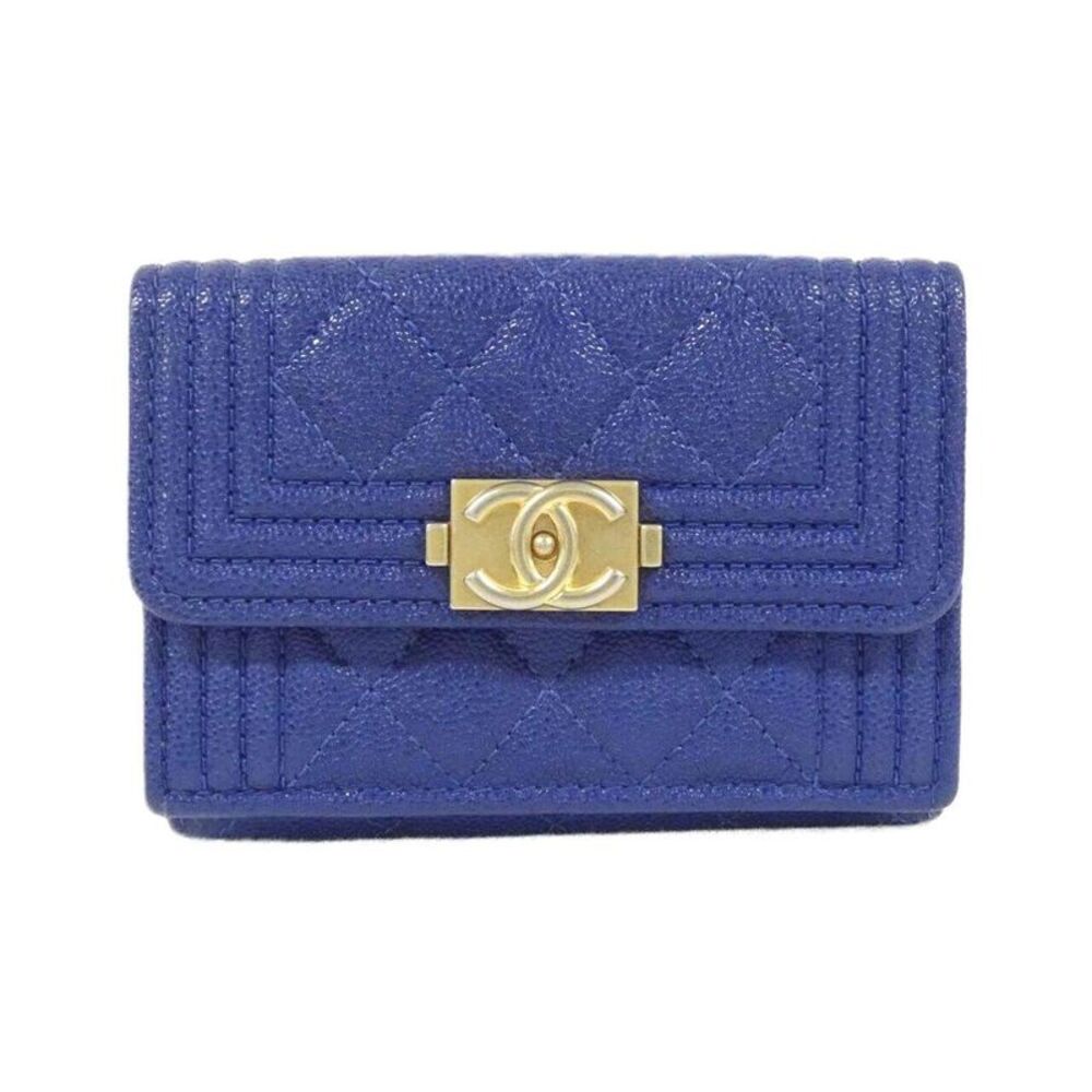 Chanel Boy Chanel Grained Calfskin Wallet